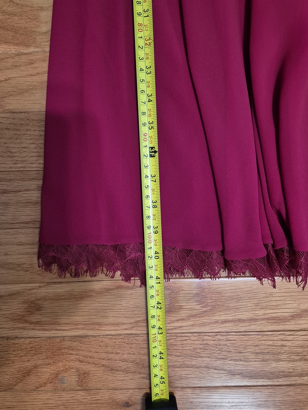 Elegant Silky Red Dress - Picture 6 of 13